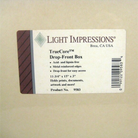 Light Impressions 11 3/4 x 15 x 3 inch Acid Free TrueCore Storage Boxe 7645 NEW - Picture 2 of 10
